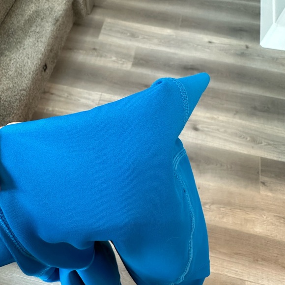 Zyia women’s bright blue 7/8 length leggings with side pockets size 6-8 - Picture 4 of 8